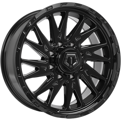 TIS Wheels - 547B - Black - Gloss Black - 24" x 12", -44 Offset, 8x170 (Bolt pattern), 125.2mm HUB