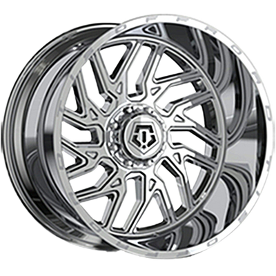 TIS Wheels - 544C - Chrome - 20" x 9", 0 Offset, 6x135/139.7 (Bolt pattern), 108.1mm HUB