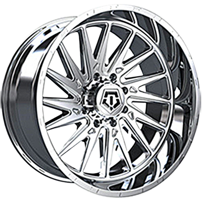 TIS Wheels - 547B - Chrome - 22" x 12", -44 Offset, 8x170 (Bolt pattern), 125.2mm HUB