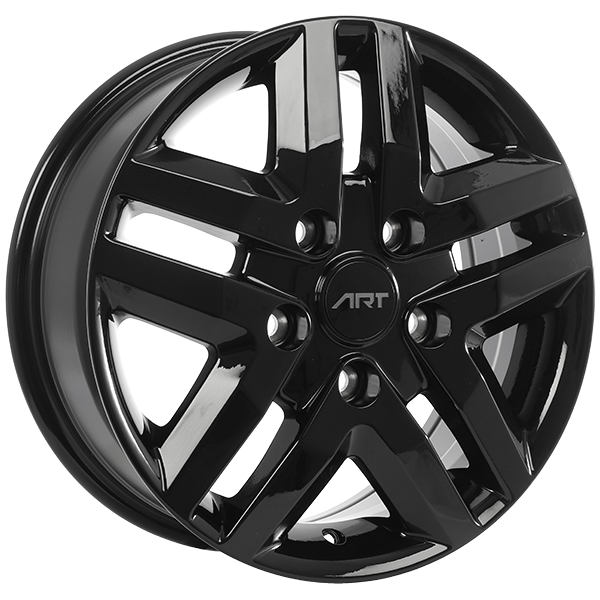 Art Replica Wheels - Replica 217 - Black - Gloss Black - 16" x 6", 68 Offset, 5x130 (Bolt pattern), 78.1mm HUB