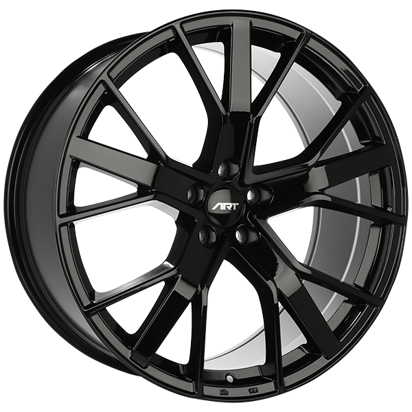 Art Replica Wheels - Replica 224 - Black - Gloss Black - 20" x 9", 25 Offset, 5x112 (Bolt pattern), 66.5mm HUB