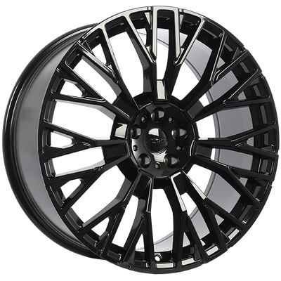 Art Replica Wheels - Replica 314 - Black - Gloss Black - 21" x 10.5", 43 Offset, 5x112 (Bolt pattern), 66.6mm HUB