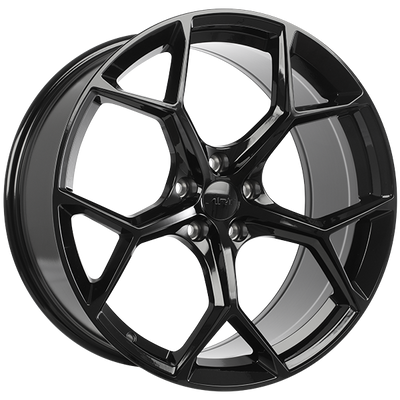 Art Replica Wheels - Replica 318 - Black - Gloss Black - 19" x 8.5", 25 Offset, 5x112 (Bolt pattern), 66.5mm HUB