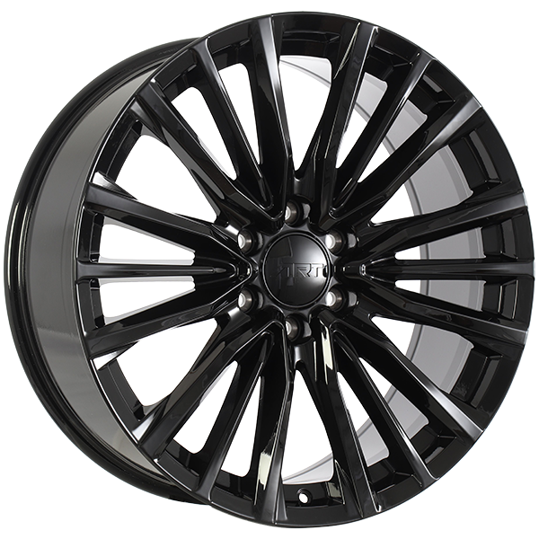 Art Replica Wheels - Replica 330 - Black - Gloss Black - 20" x 9", 27 Offset, 6x139.7 (Bolt pattern), 78.1mm HUB