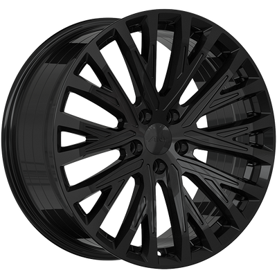 Art Replica Wheels - Replica 368 - Black - Gloss Black - 20" x 9", 35 Offset, 5x112 (Bolt pattern), 66.5mm HUB