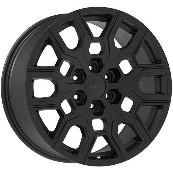 Art Replica Wheels - Replica 370 - Black - Satin Black - 18" x 8.5", 33 Offset, 6x139.7 (Bolt pattern), 78.1mm HUB