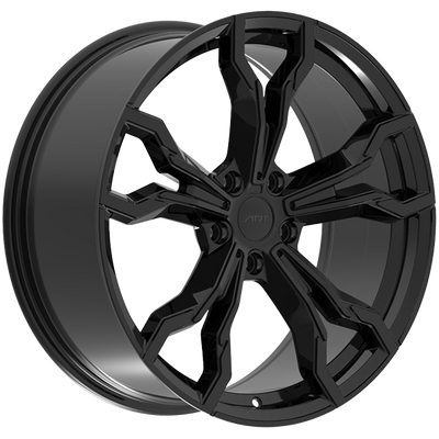 Art Replica Wheels - Replica 371 - Black - Gloss Black - 20" x 8.5", 35 Offset, 5x112 (Bolt pattern), 66.6mm HUB