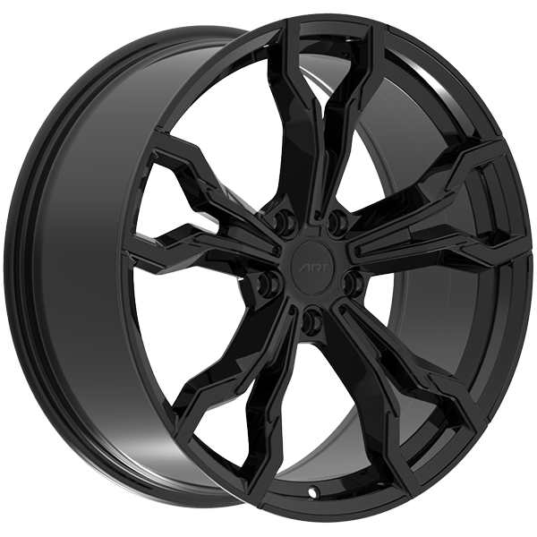 Art Replica Wheels - Replica 371 - Black - Gloss Black - 20" x 8.5", 35 Offset, 5x112 (Bolt pattern), 66.6mm HUB