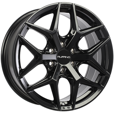 Ruffino Wheels - DEMON - Black - Black Magic - 20" x 9", 35 Offset, 6x132 (Bolt pattern), 74.5mm HUB