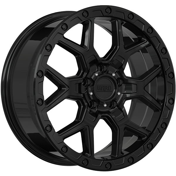 Art Replica Wheels - GRIP - Black - Gloss Black - 18" x 8", 45 Offset, 5x120 (Bolt pattern), 64.1mm HUB
