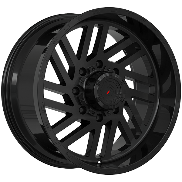 Forged Offroad - XR107 - Black - Gloss Black - 20" x 10", -12 Offset, 8x170 (Bolt pattern), 125.1mm HUB