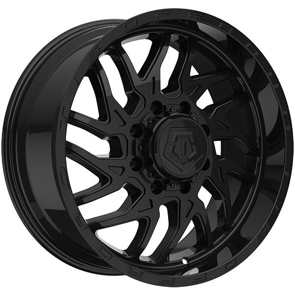 TIS Wheels - 544B - Black - Gloss Black - 22" x 10", -44 Offset, 8x165.1 (Bolt pattern), 125.1mm HUB
