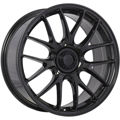 Dai Alloys - VELOCITY - Black - Gloss Black - 19" x 8.5", 35 Offset, 5x114.3 (Bolt pattern), 73.1mm HUB