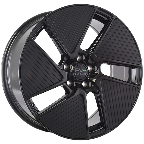 EV Forged - EV2 - Black - Gloss Black - 19" x 7.5", 50 Offset, 5x114.3 (Bolt pattern), 67.1mm HUB