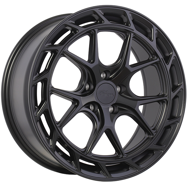 720 Form - FF18 - Black - Satin Black - 19" x 8.5", 35 Offset, 5x112 (Bolt pattern), 66.6mm HUB