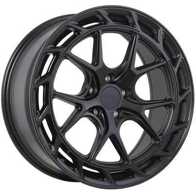 720 Form - FF18 - Black - Satin Black - 20" x 9", 35 Offset, 5x112 (Bolt pattern), 66.6mm HUB