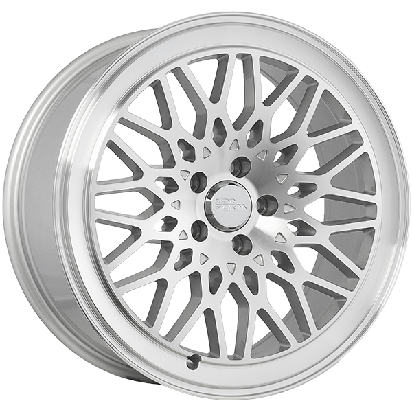 720 Form - FF21 - Silver - Silver - Machined Face - 19" x 8.5", 36 Offset, 5x114.3 (Bolt pattern), 73.1mm HUB