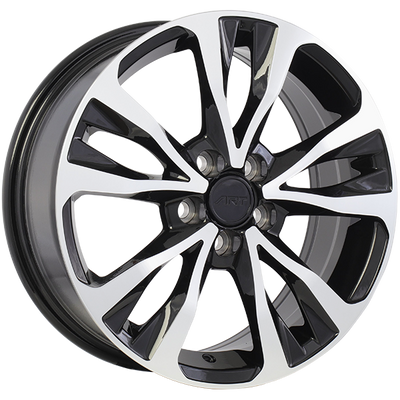 Art Replica Wheels - REPLICA 126 - Black - Gloss Black - Machined Face - 17" x 7", 35 Offset, 5x114.3 (Bolt pattern), 60.1mm HUB
