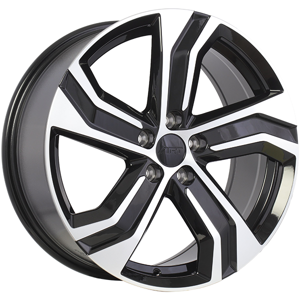 Art Replica Wheels - REPLICA 236 - Black - Gloss Black - Machined Face - 18" x 8", 45 Offset, 5x108 (Bolt pattern), 63.4mm HUB