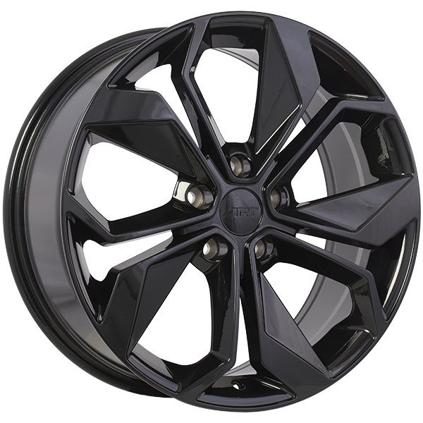 Art Replica Wheels - REPLICA 309 - Black - Gloss Black - 17" x 7", 35 Offset, 5x115 (Bolt pattern), 70.3mm HUB
