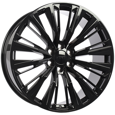 Art Replica Wheels - REPLICA 355 - Black - Gloss Black - 20" x 9", 28 Offset, 6x139.7 (Bolt pattern), 77.8mm HUB