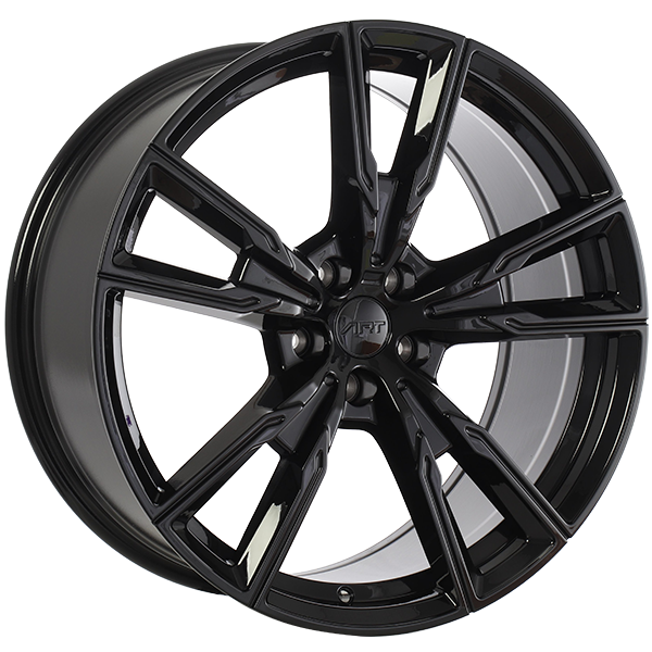 Art Replica Wheels - REPLICA 363 - Black - Gloss Black - 22" x 9.5", 37 Offset, 5x112 (Bolt pattern), 66.6mm HUB