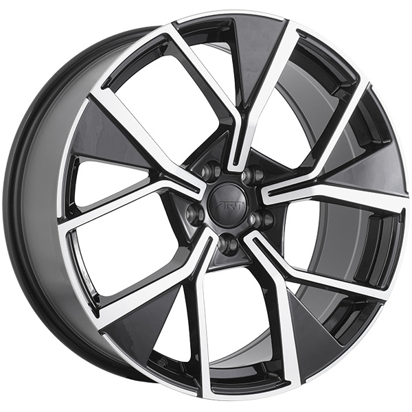 Art Replica Wheels - REPLICA 364 - Black - Gloss Black - Machined Face - 20" x 8.5", 35 Offset, 5x112 (Bolt pattern), 57.1mm HUB