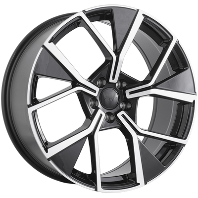 Art Replica Wheels - REPLICA 364 - Black - Gloss Black - Machined Face - 20" x 8.5", 35 Offset, 5x112 (Bolt pattern), 66.5mm HUB