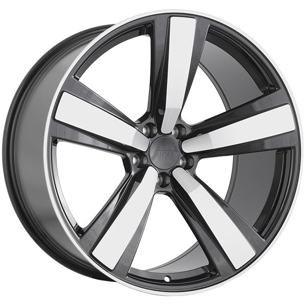 Art Replica Wheels - REPLICA 379 - Black - Gloss Black - Machined Face - 21" x 10", 19 Offset, 5x112 (Bolt pattern), 66.5mm HUB