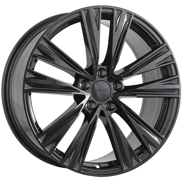 Art Replica Wheels - REPLICA 384 - Black - Gloss Black - 19" x 8.5", 30 Offset, 5x112 (Bolt pattern), 66.5mm HUB