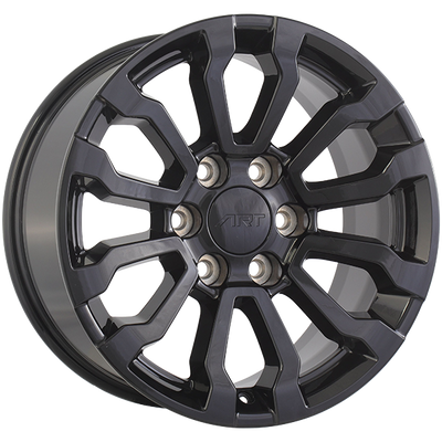 Art Replica Wheels - REPLICA 386 - Black - Gloss Black - 18" x 8.5", 26 Offset, 6x139.7 (Bolt pattern), 77.8mm HUB