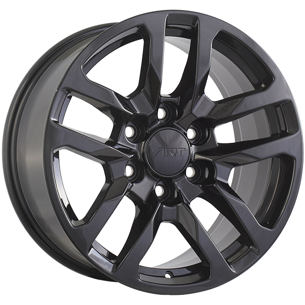 Art Replica Wheels - REPLICA 387 - Black - Gloss Black - 18" x 8.5", 26 Offset, 6x139.7 (Bolt pattern), 77.8mm HUB