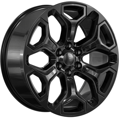 Art Replica Wheels - REPLICA 388 - Black - Gloss Black - 22" x 9", 19 Offset, 6x139.7 (Bolt pattern), 77.8mm HUB