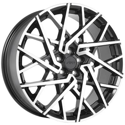 Art Replica Wheels - REPLICA 389 - Black - Gloss Black - Machined Face - 20" x 8", 49 Offset, 5x108 (Bolt pattern), 63.4mm HUB