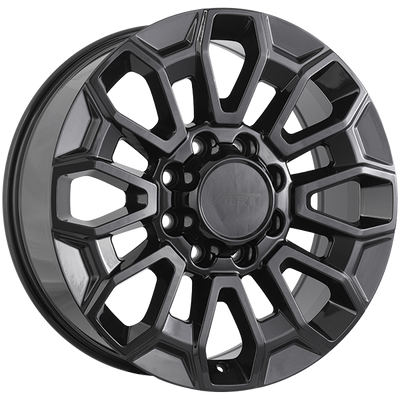 Art Replica Wheels - REPLICA 391 - Black - Gloss Black - 22" x 8.5", 44 Offset, 8x180 (Bolt pattern), 78.1mm HUB