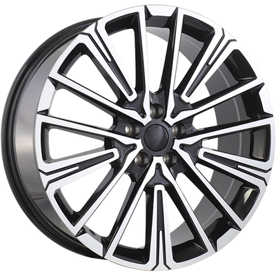 Art Replica Wheels - REPLICA 397 - Black - Gloss Black - Machined Face - 20" x 8", 45 Offset, 5x112 (Bolt pattern), 66.6mm HUB