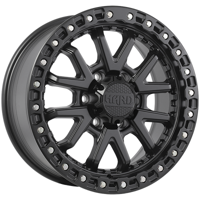 Ruffino HARD - DUNE - Black - Satin Black - 18" x 8", 35 Offset, 6x135 (Bolt pattern), 87.1mm HUB