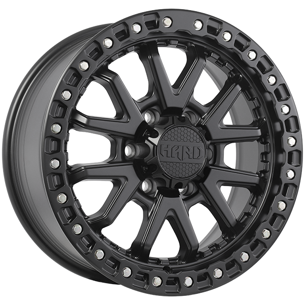 Ruffino HARD - DUNE - Black - Satin Black - 18" x 8", 35 Offset, 6x139.7 (Bolt pattern), 95.1mm HUB