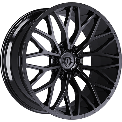 TIS Wheels - 566B - Black - Gloss Black - 22" x 12", -44 Offset, 6x139.7 (Bolt pattern), 106.1mm HUB