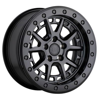 Black Rhino - GRAVEL BEADLOCK - Gunmetal - MATTE BLACK - 15" x 7", 15 Offset, 5x100 (Bolt Pattern), 72.56mm HUB