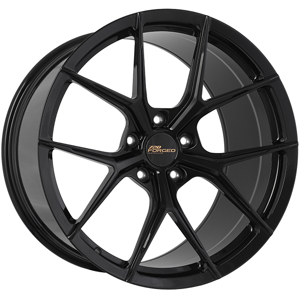 720 Form - FX1 - Black - Gloss Black - 21" x 12", 62 Offset, 5x130 (Bolt pattern), 71.6mm HUB