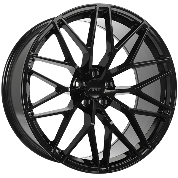 Art Replica Wheels - REPLICA 312 - Black - Gloss Black - 20" x 10", 19 Offset, 5x112 (Bolt pattern), 66.5mm HUB