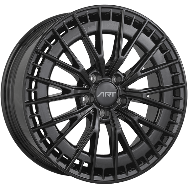 Art Replica Wheels - REPLICA 405 - Black - Gloss Black - 19" x 9", 60 Offset, 5x112 (Bolt pattern), 66.6mm HUB