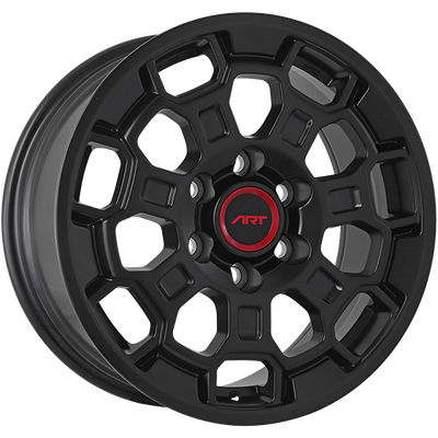 Art Replica Wheels - REPLICA 407 - Black - Satin Black - 17" x 7.5", 45 Offset, 6x139.7 (Bolt pattern), 95.1mm HUB