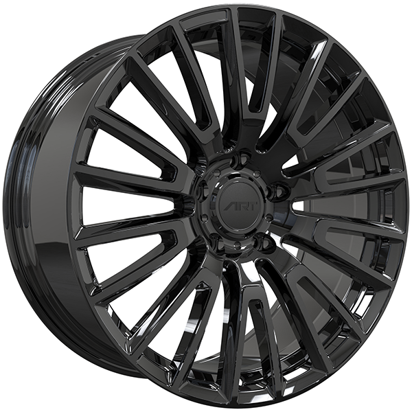 Art Replica Wheels - REPLICA 408 - Black - Gloss Black - 20" x 9", 45 Offset, 5x112 (Bolt pattern), 66.6mm HUB