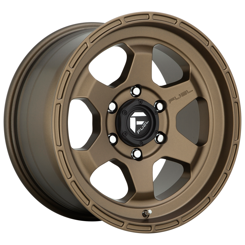 Fuel - D666 SHOK - Gunmetal - MATTE BRONZE - 20" x 9", 1 Offset, 5x127 (Bolt Pattern), 71.5mm HUB