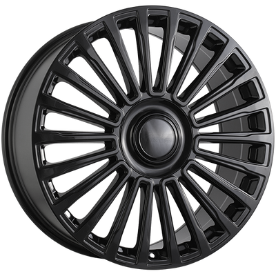 720 Luxury - LX5 - Black - Gloss Black - 20" x 9", 35 Offset, 5x112 (Bolt pattern), 66.60mm HUB