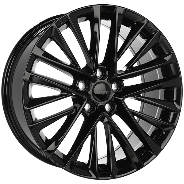 Art Replica Wheels - REPLICA 300 - Black - Gloss Black - 19" x 8.5", 35 Offset, 5x114.3 (Bolt pattern), 60.10mm HUB