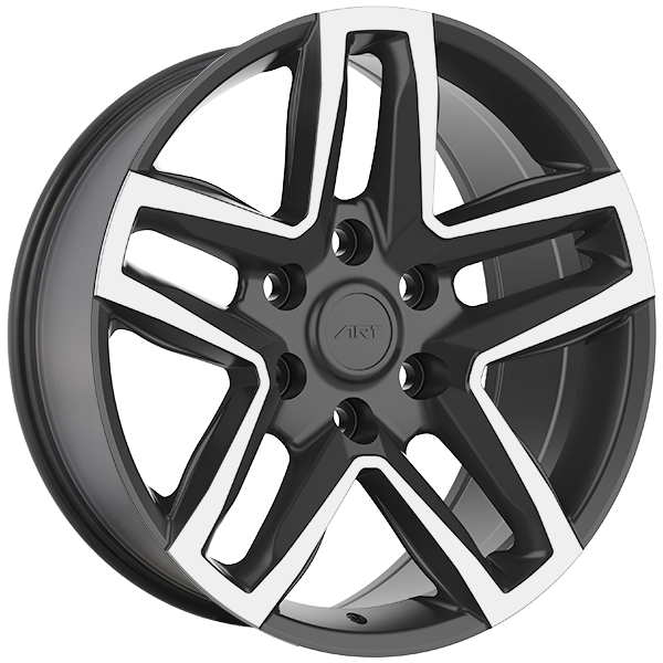 Art Replica Wheels - REPLICA 353 - Black - Gloss Black - Machined Face - 20" x 9", 20 Offset, 6x139.7 (Bolt pattern), 77.80mm HUB