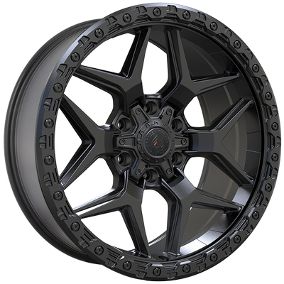 Forged Offroad - XR13 - Black - Satin Black - 20" x 9", 15 Offset, 6x135/139.7 (Bolt pattern), 108.10mm HUB